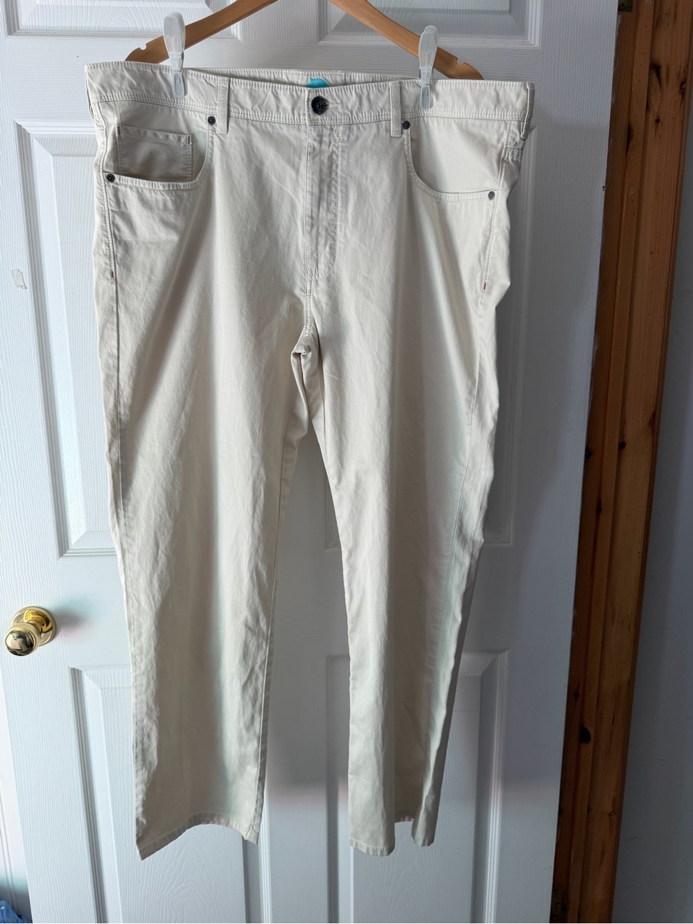 Tommy Bahama Off-White Cotton Chinos